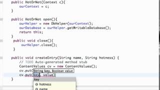 Android Application Development Tutorial 117 Inserting Data into SQLite Database