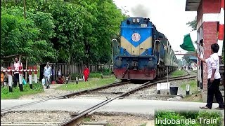 Intercity Sagordari Express: Rajshahi to Khulna Leaving Jashore Junction.