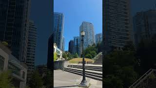 Coal Harbour, the most famous seawall in downtown vancouver