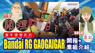 [砌理43]Bandai RG Gaogaigar 開箱+素組介紹