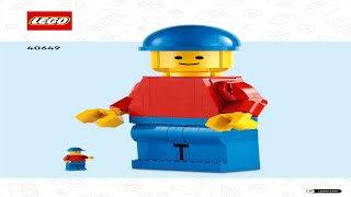 LEGO instructions - Creator - 40649 - Up-Scaled LEGO Minifigure