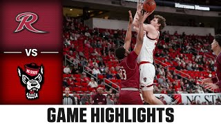 Rider vs. NC State Game Highlights | 2024-25 ACC Men's Basketball