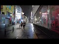 雨降る真夜中に池袋を散歩 4k ambience asmr