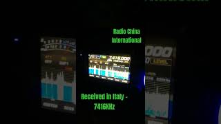 Chiese for foreigners lessons on Radio China International - Signal received in Italy at 21:45UTC