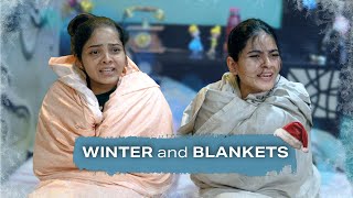 WINTER and BLANKETS || Niha Sisters Clips || Telugu || Comedy || Clip 59