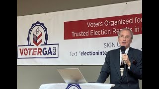 Part 1 VoterGA Press Conference with Garland Favorito 11/09/21