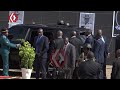 President Mnangagwa arriving at Heroes Acre