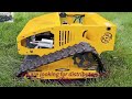 china made remote control mower on tracks low price for sale chinese best radio control lawn mower