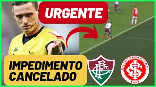 URGENTE: ERRO ENCONTRADO NO LANCE POLÊMICO DO VAR de Fluminense x Internacional DIVIDE opinião web