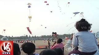 People Throng Kites And Sweets Festival At Parade Grounds In Hyderabad | V6 News