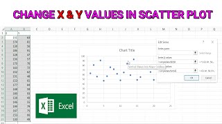 Change X and Y variable of Scatterplot in Excel