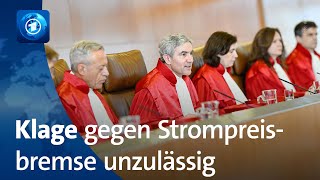 Bundesverfassungsgericht weist Strompreis-Klage ab