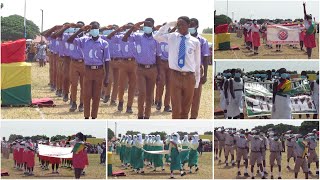 65th Ghana independence day celebration @sene west || Fantabulous march-past from schools