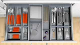 Blum ORGA-LINE cutlery insert for wider drawers