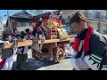 令和7年 湊口神社春祭り 交差点練り