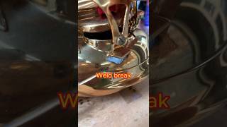 saxophone weld break, 萨克斯焊缝断裂，喷火🔥枪伺候