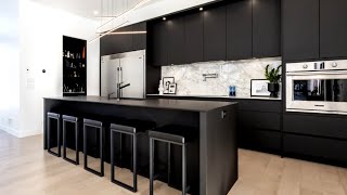 25+ Black Kitchen (Modern Design, Dark Color) Interior Design Ideas