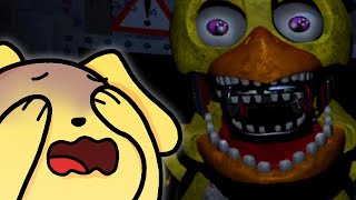 dogla no FNAF 2 com medo de furry