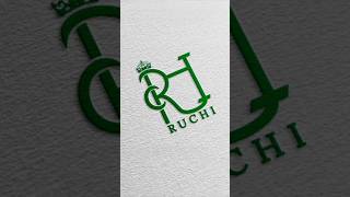 RUCHI Name brand logo | #shortvideo #logo #youtubeshorts #art