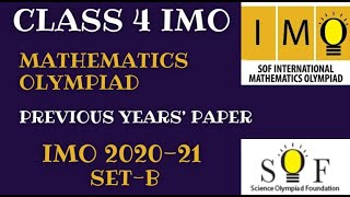 Sof Imo Solved Questions For Practice Class 4 Year 2024 Set B Questions ...