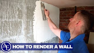 HOW TO RENDER A WALL | DIY Series | Build with A&E