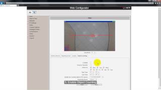 People Counting Camera Firmware Setup