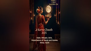 🌙 Karwa Chauth 2025 | Date, Moonrise Details, Puja Muhrat, Katha 📜, Aarti & Significance Explained 🪔