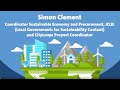 The Energy and Environment Sector in the COVID-19 Scenario. Simon Clement, ICLEI