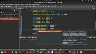 JPanels and BorderLayout