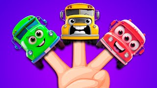 Color Bus Finger Family | New Kids Songs - Nursery Rhymes