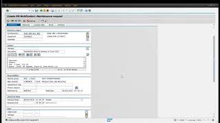 SAP - IW26 - How to Enter a Notification