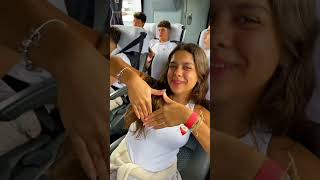 This school bus trend they kissed 💕 #bus #scholbus #trend #fyp #shorts #tiktok #viral #kiss #ride