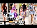 Italian Summer Fashion 2024 | Chic Milanese Style and Fashionable Outfit in Milan