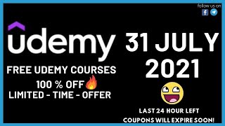 Udemy FREE Courses Certificate | Udemy Coupon Code 2021  #freeudemycourses #Udemycoupon #udemy