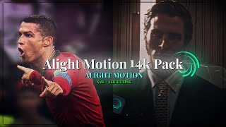 Alight Motion Mega 14K Pack | SHAKES , CC , TEXT ANIMATIONS , TRANSITIONS , OVERLAYS | XML & LINK