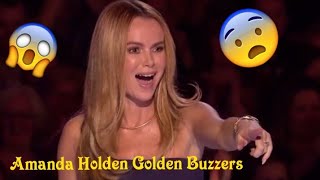 Amanda Holden Golden Buzzers 2014 - 2018