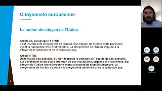 Mieux cerner la notion de citoyenneté européenne