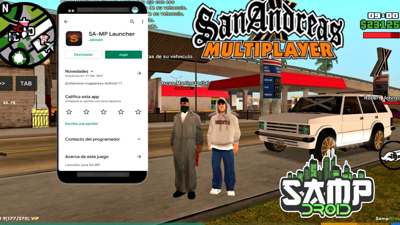 Cómo Jugar Gta San Andreas Multiplayer En Android Sampdroid Youtube