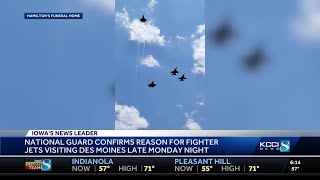 The roar of fighter jets makes brief return to Des Moines