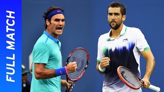 Marin Cilic vs Roger Federer in the best match of his career! | US Open 2014 Semifinal