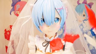 【結婚します。】Re:ゼロから始める異世界生活をはじめます。 【Wishingリゼロ感動のアニメ18話  1/1スケール等身大胸像フィギュア】