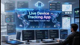 📍🔥Live Device Tracking Application Using Node.js, Express & Socket.IO with Maps | Backend Project