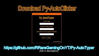 Simple Auto Typer! Download link in description! (made with py)