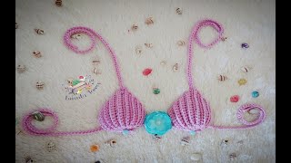 TOP DE SIRENA PARA BEBE A CROCHET - PASO A PASO -