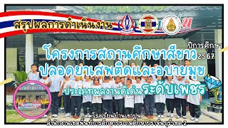 โรงเรียนสีขาว ระดับเพชร ปีการศึกษา 2567 โรงเรียนบ้านเขาปูน