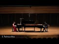 stravinsky two movements from petrushka for two pianos