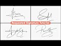 Signature tips ✍ | Requested Signature Tutorial | Anup Calligraphy #signature #signaturestyle