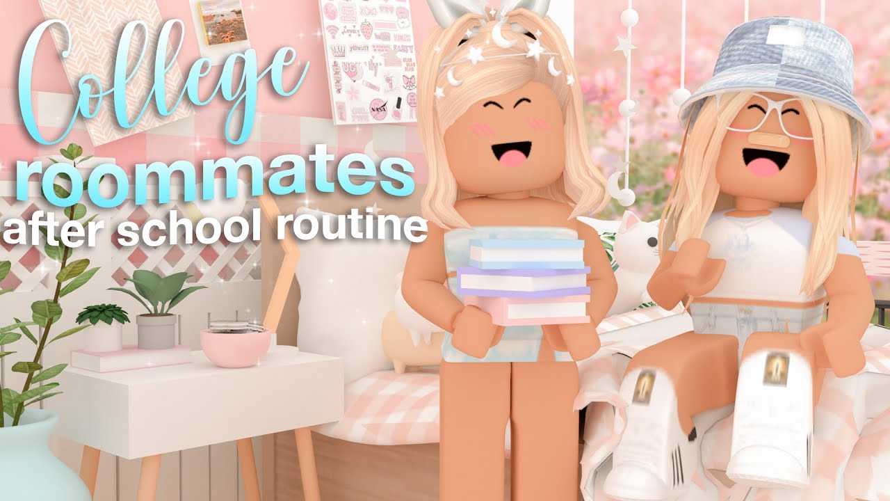 College Roommates' After-School Night Routine! | Roblox Bloxburg ...