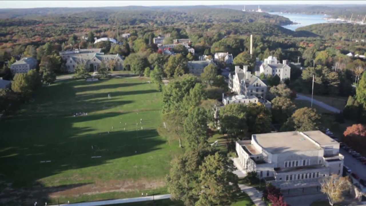 Aerial Tour Of Connecticut College - YouTube