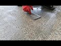 Pebblestone flooring driveway installation